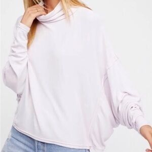 We The Free Women's Lilac Cowl Neck Top